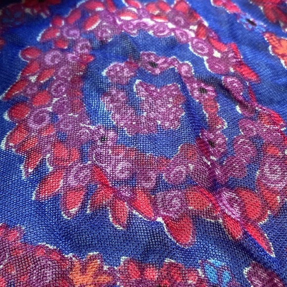 Lilly Pulitzer Infinity Scarf Floral Rayon Light Scarf - Picture 12 of 14